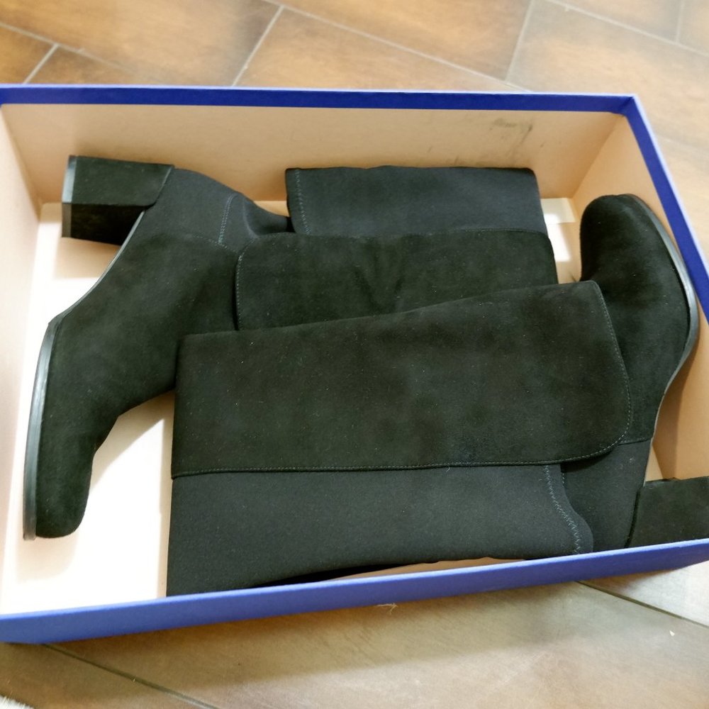 Stuart Weitzman- Stand Suede Tall Boots